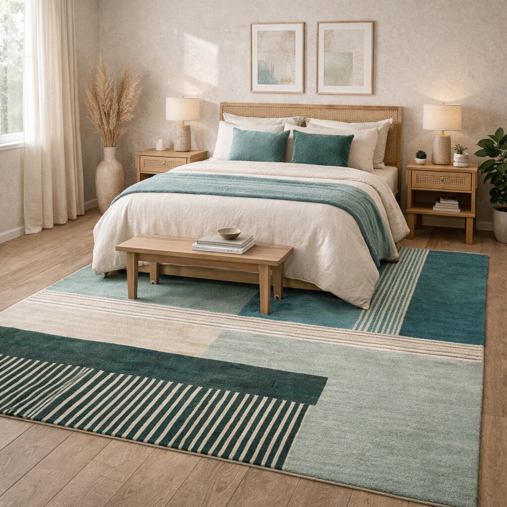 Rug 12x18 11x13 9x13 6x10 Geometric design Wool area rugs Hallway Dining Living rooms Tufted carpet