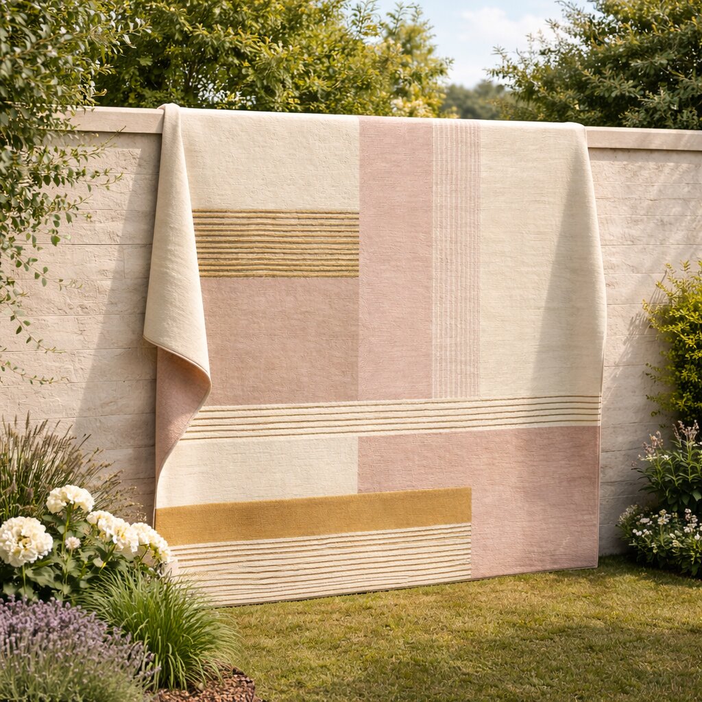 Scandinavian Pattern Rectangular Rug