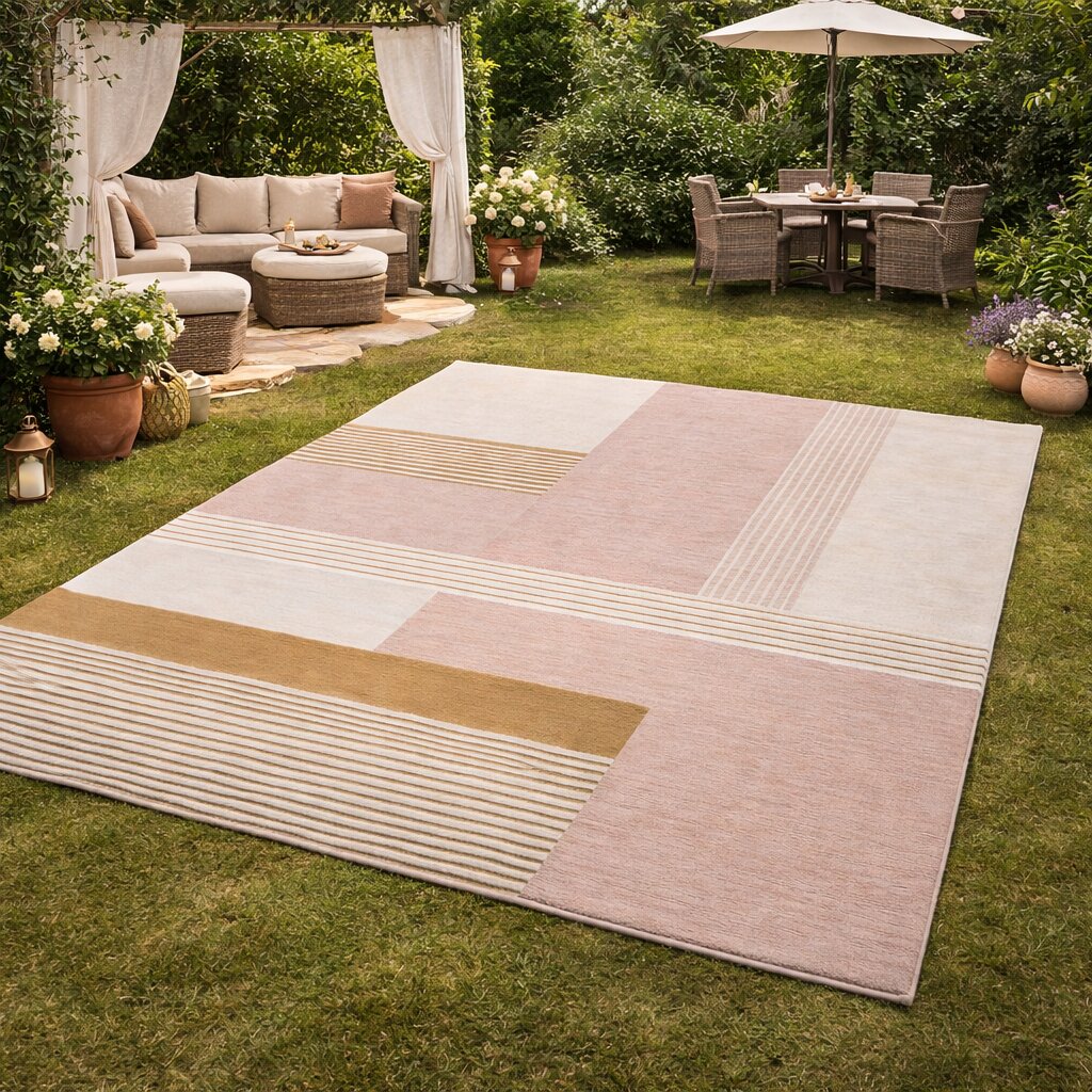 Scandinavian Pattern Rectangular Rug