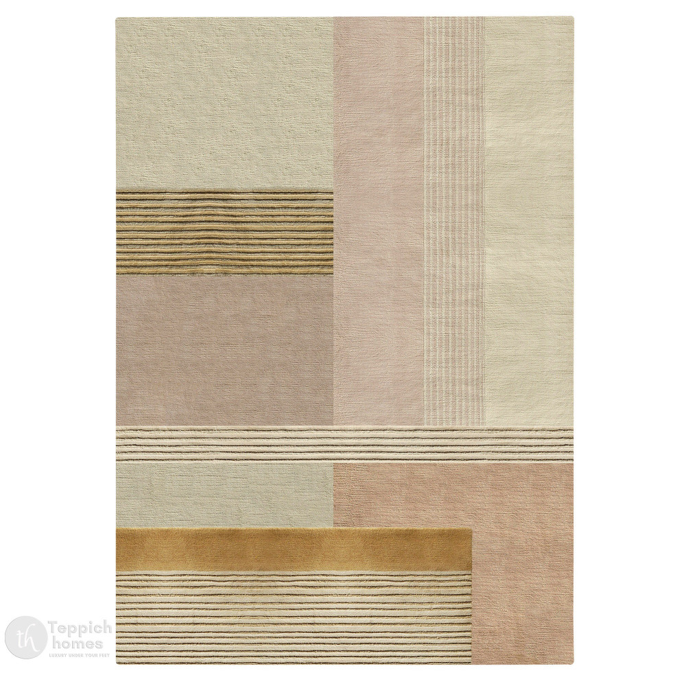 Rectangle Rug With Pattern Scandinavian Pattern Rectangular Rug | 6x9 ft
