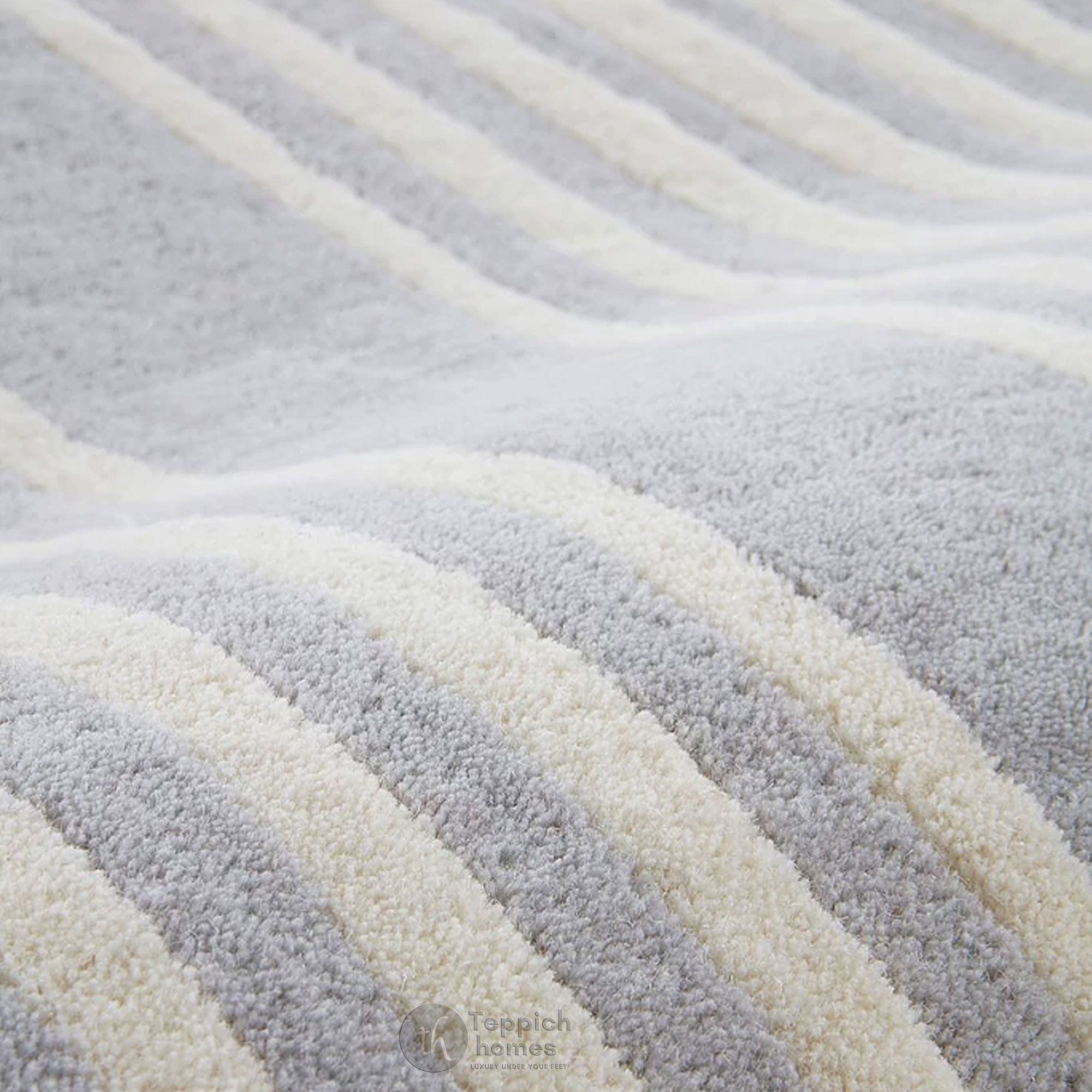 Modern handmade rugs  Geometric carpet  Area rug 6x8  Tufted carpets  Cream and Grey color  Bedroom Hallway