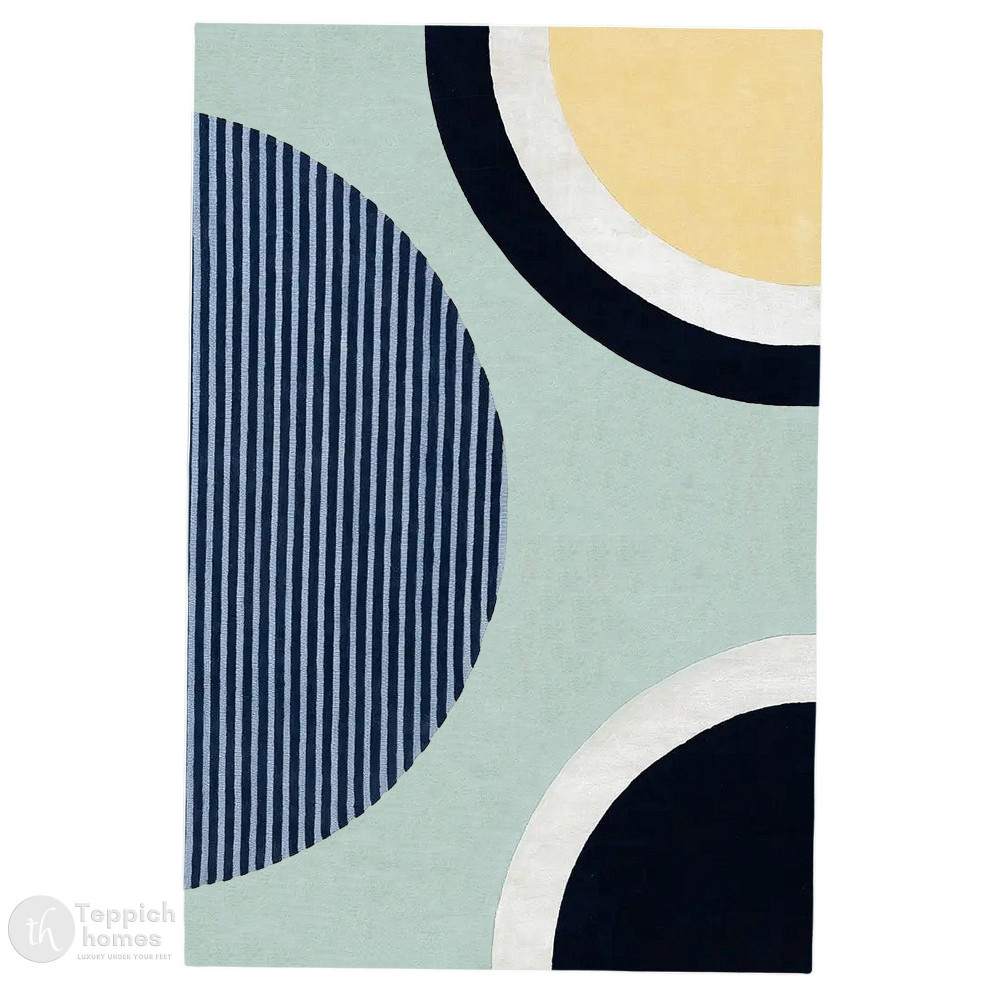 Image of Area rug 5x8, 6x10, 8x11, 9x13, Geometric carpet, Woolen rugs, Hallway, Bed, Living, room, Premium quality carpets