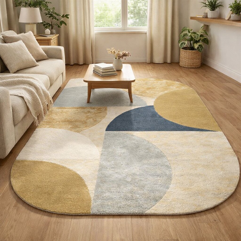 Retro Arch Geometric 9x12 Rug