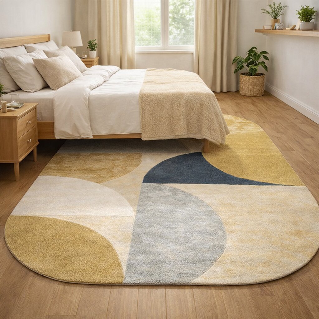 Retro Arch Geometric 9x12 Rug