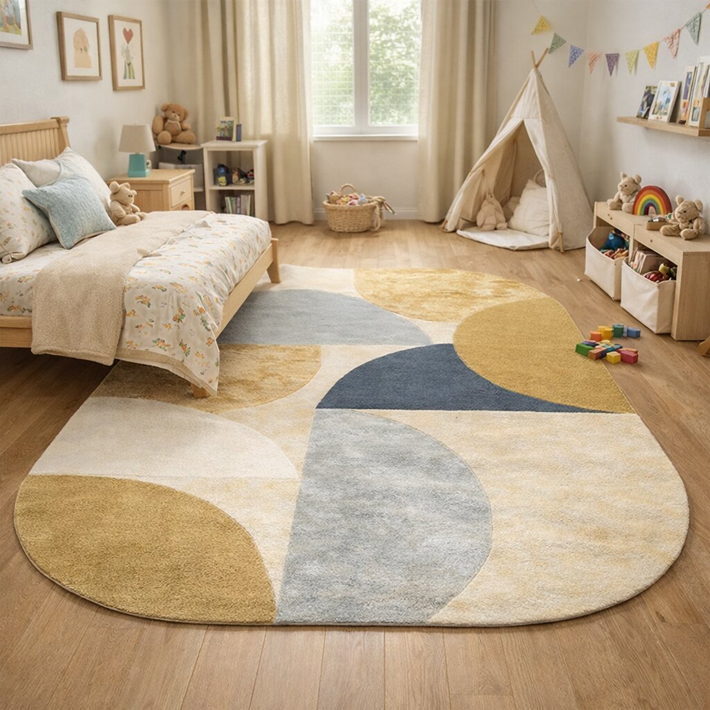 Retro Arch Geometric 9x12 Rug