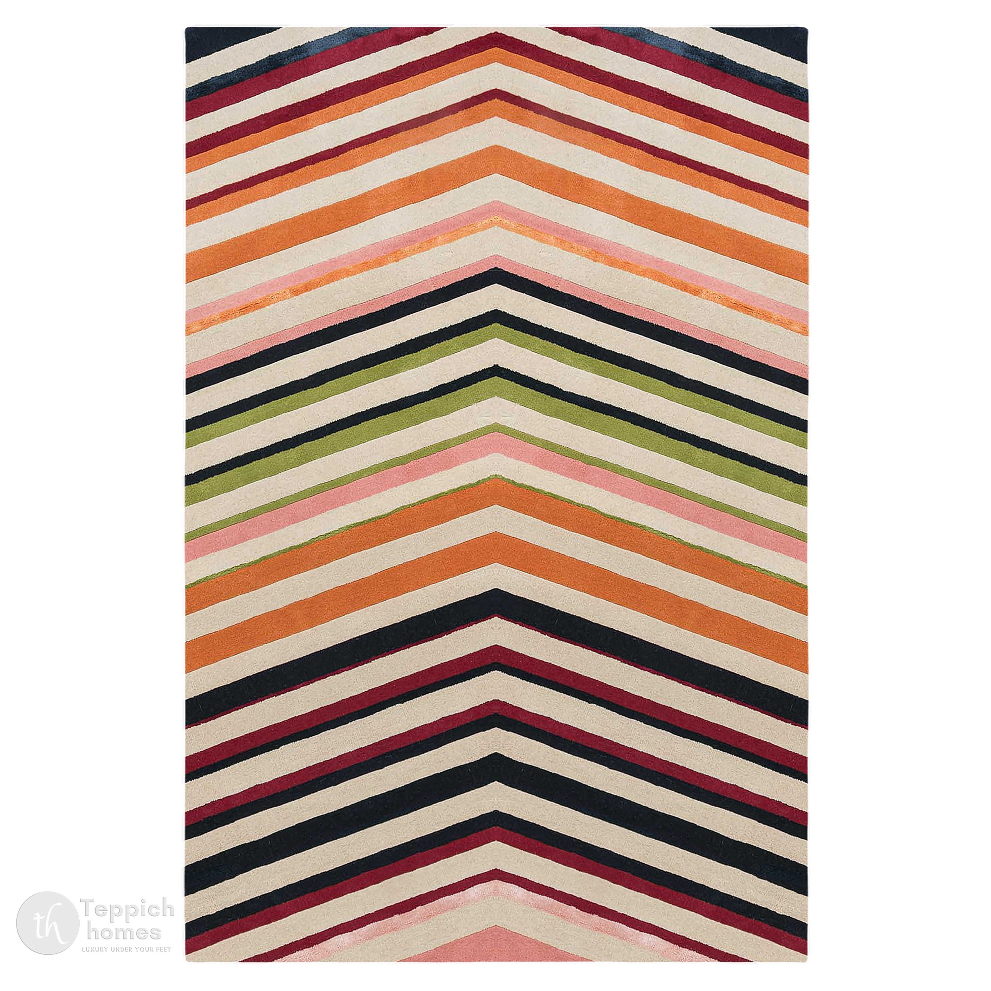 Handmade Multicolor Tufted Rugs for Bedroom Living Room Wool Area Rugs in 5x8 6x9 7x10 8x10 Sizes