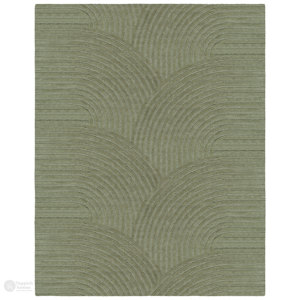 Image of Sage Green Hand Tufted Area Rugs, Large Sizes 8x11, 8x13, 9x12, 9x13, Bedroom, Hallway, Soft Wool Carpets