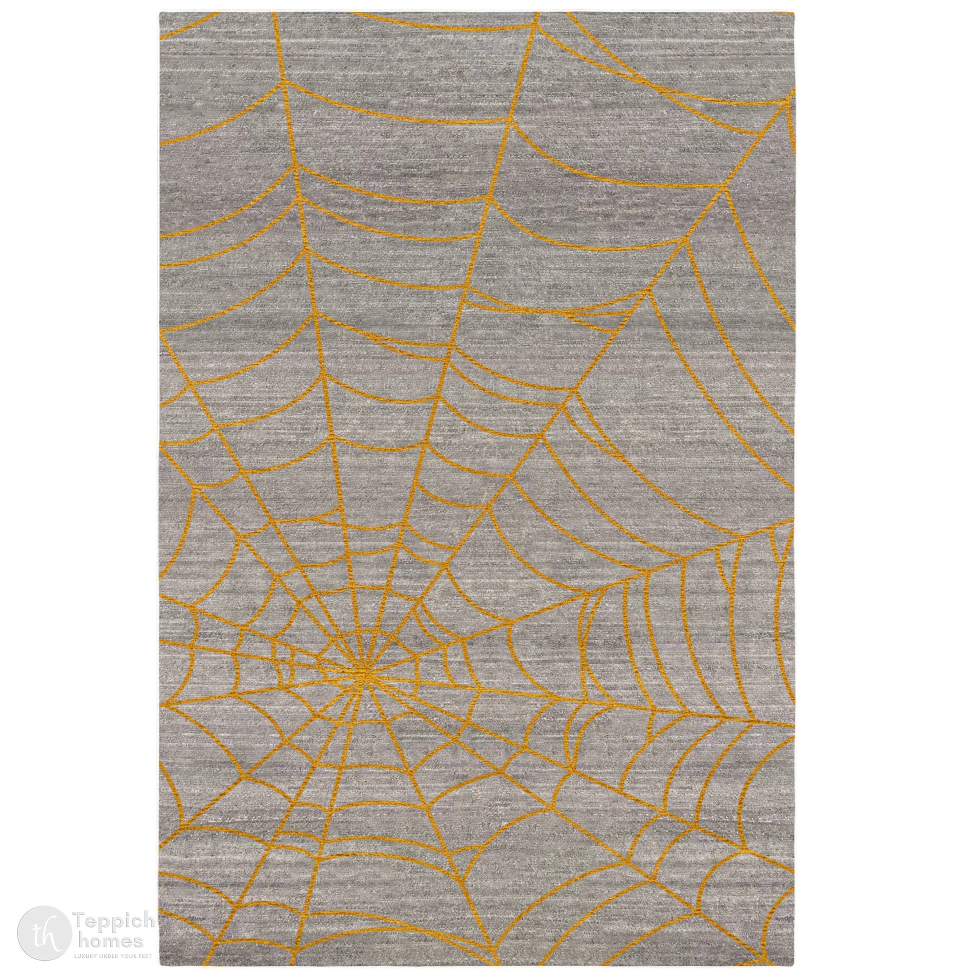 Vortex Spider Web Rug Spider Web Pattern Bedroom Rug | 12x15 ft