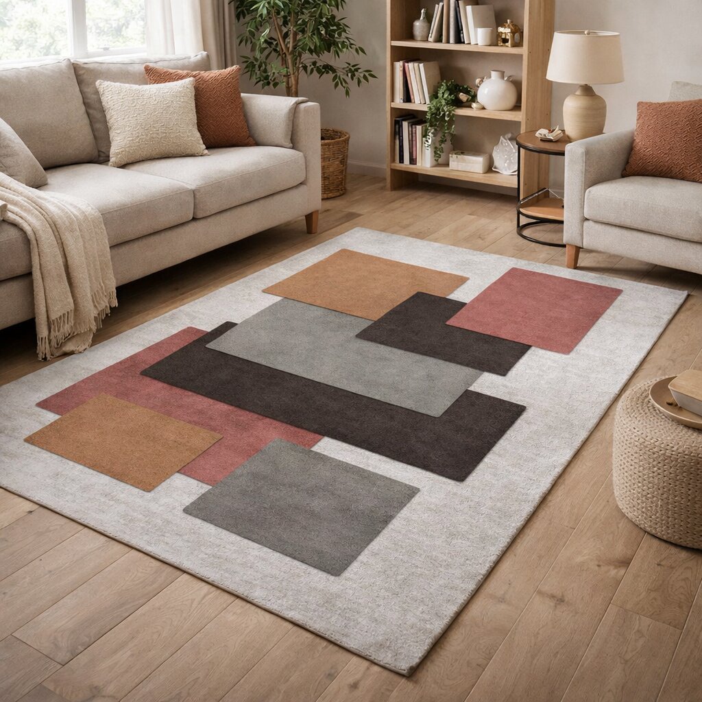 Modern Art Design Living Room Rug