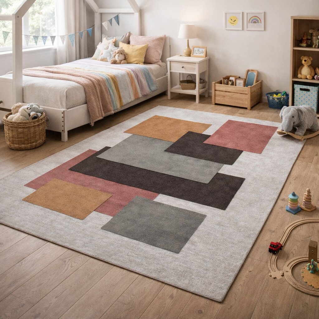 Modern Art Design Living Room Rug