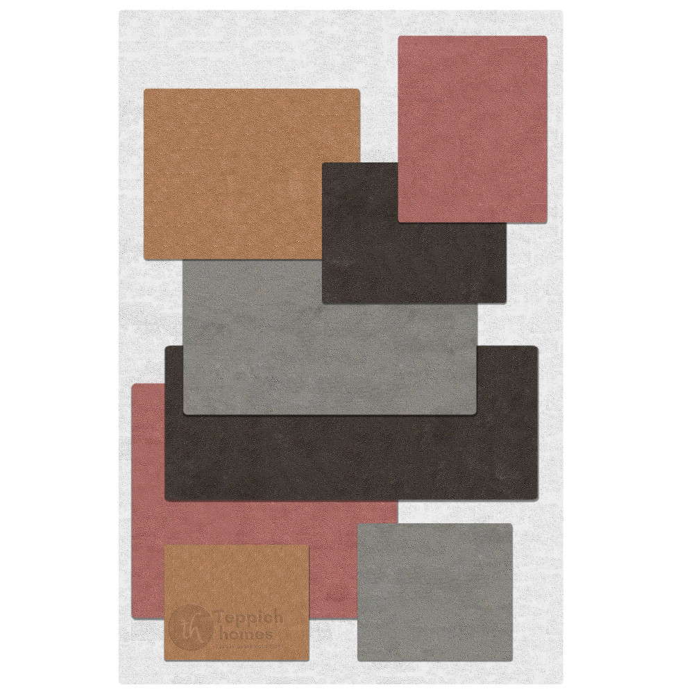 Image of Modern Art Design Living Room Rug