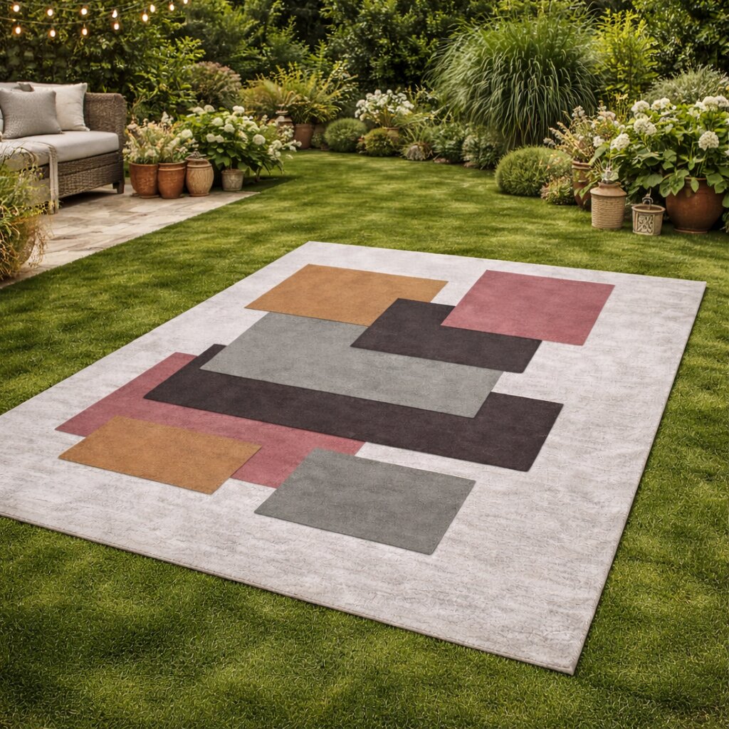 Modern Art Design Living Room Rug