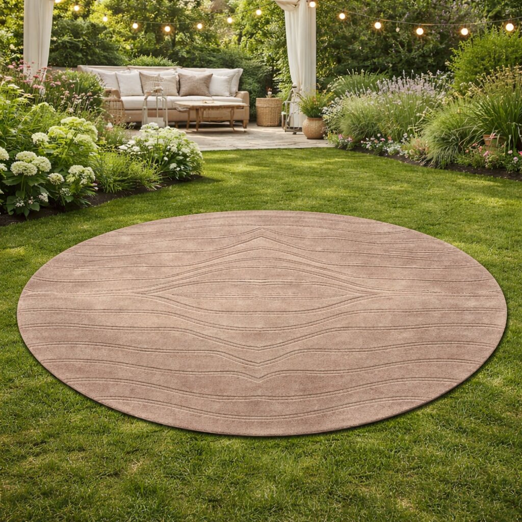 8x8 Wool rug  Tufted wool carpet  Round neutral rug  6x6 7x7 9x9 10x10  Handmade  14x14 Area rug