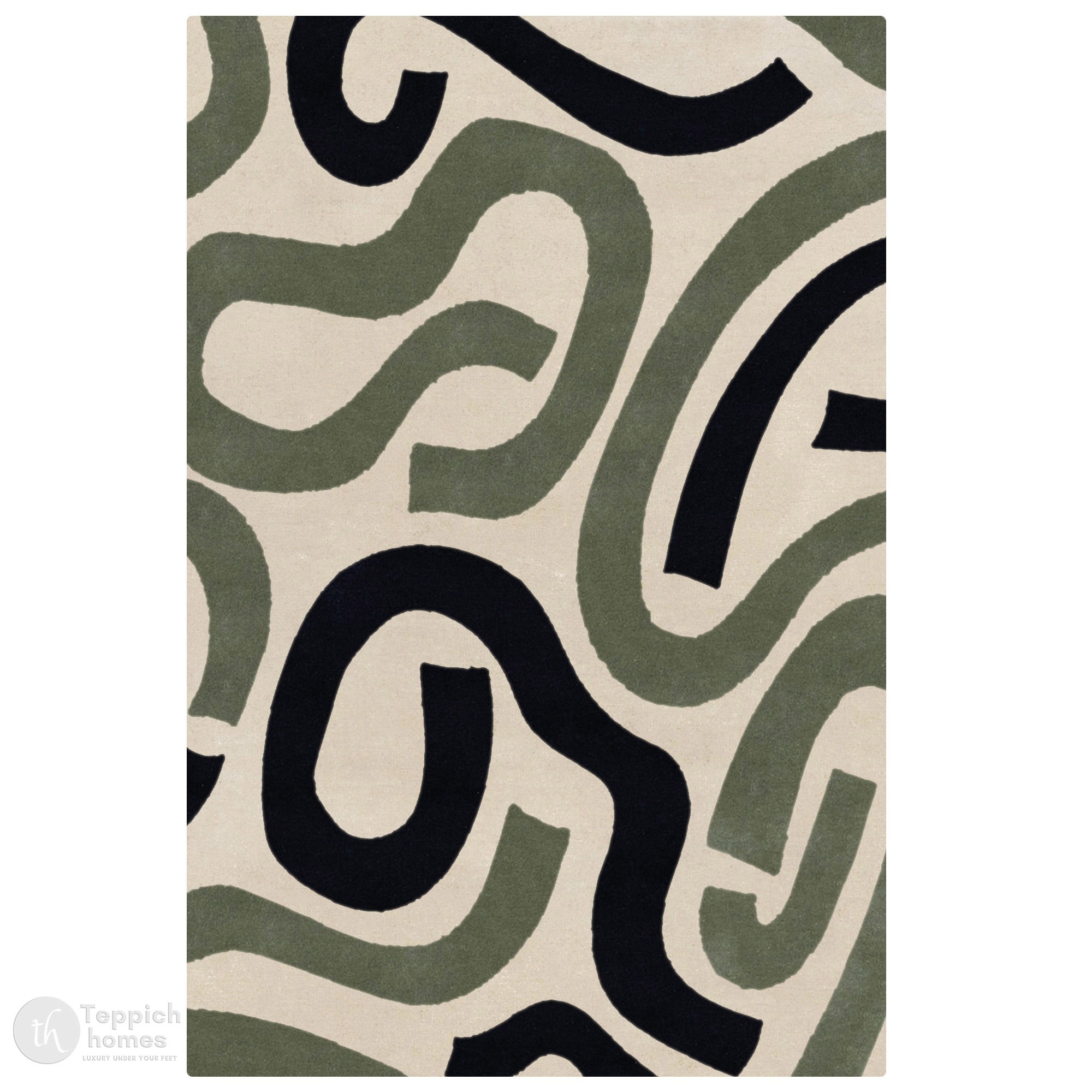 Contemporary Artistic Living Room Carpet