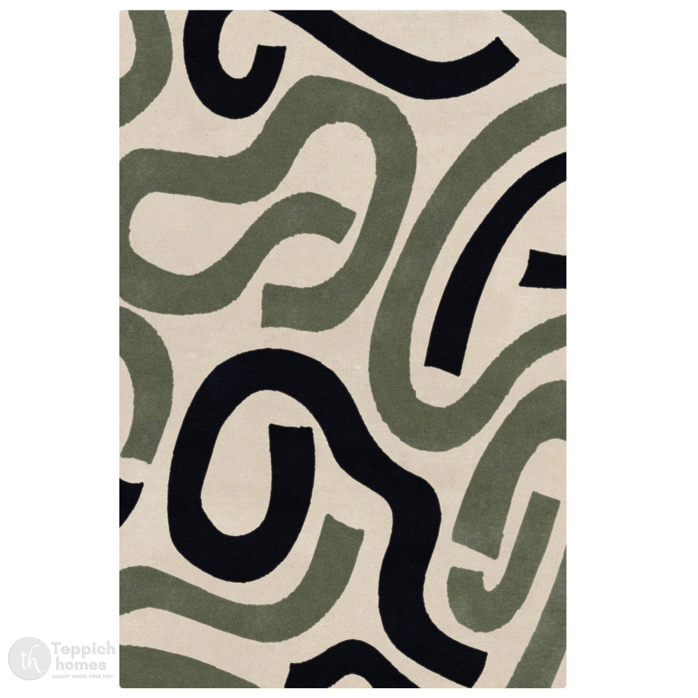 Image of Contemporary Artistic Living Room Carpet