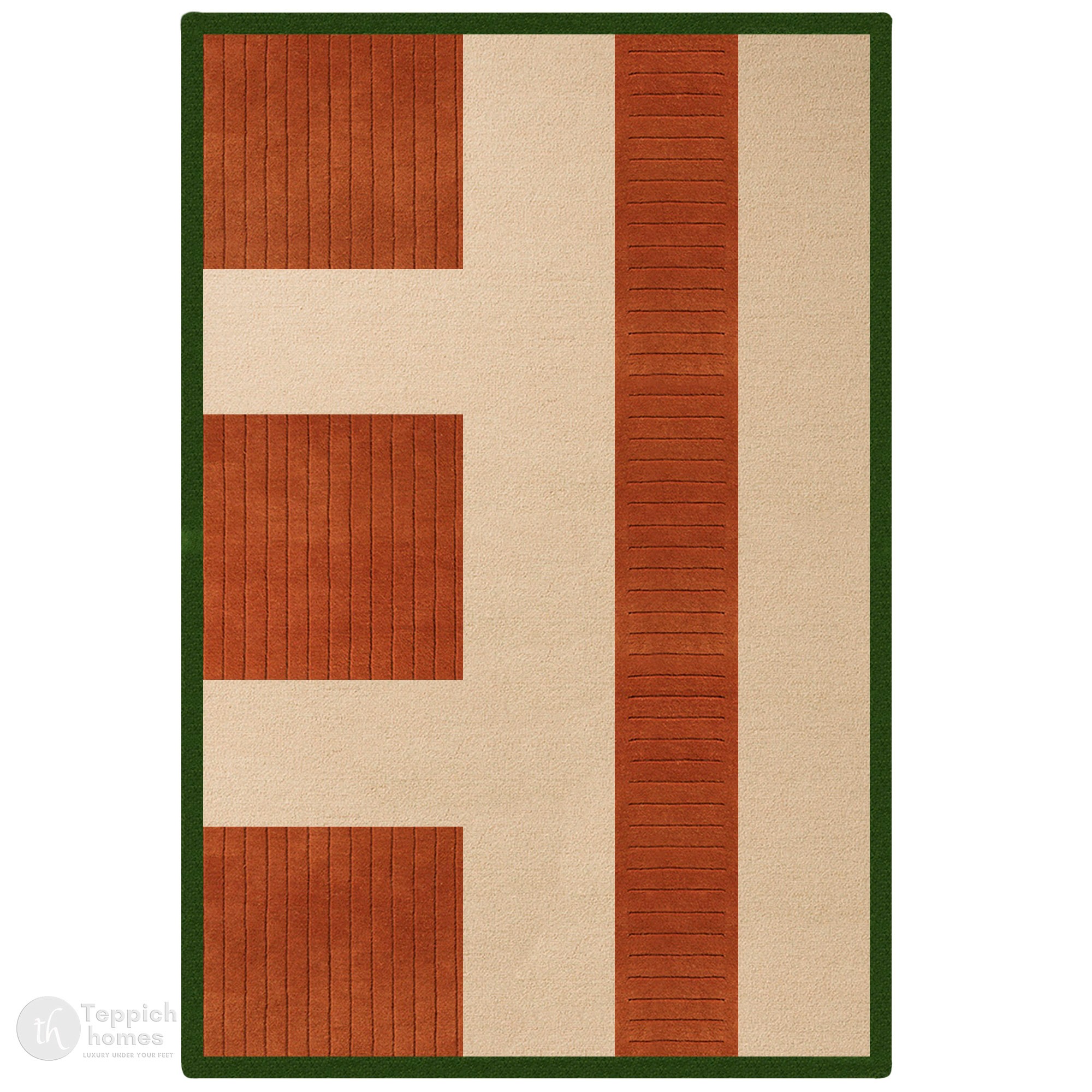 Minimalist Linear Pattern Living Room Area Rug