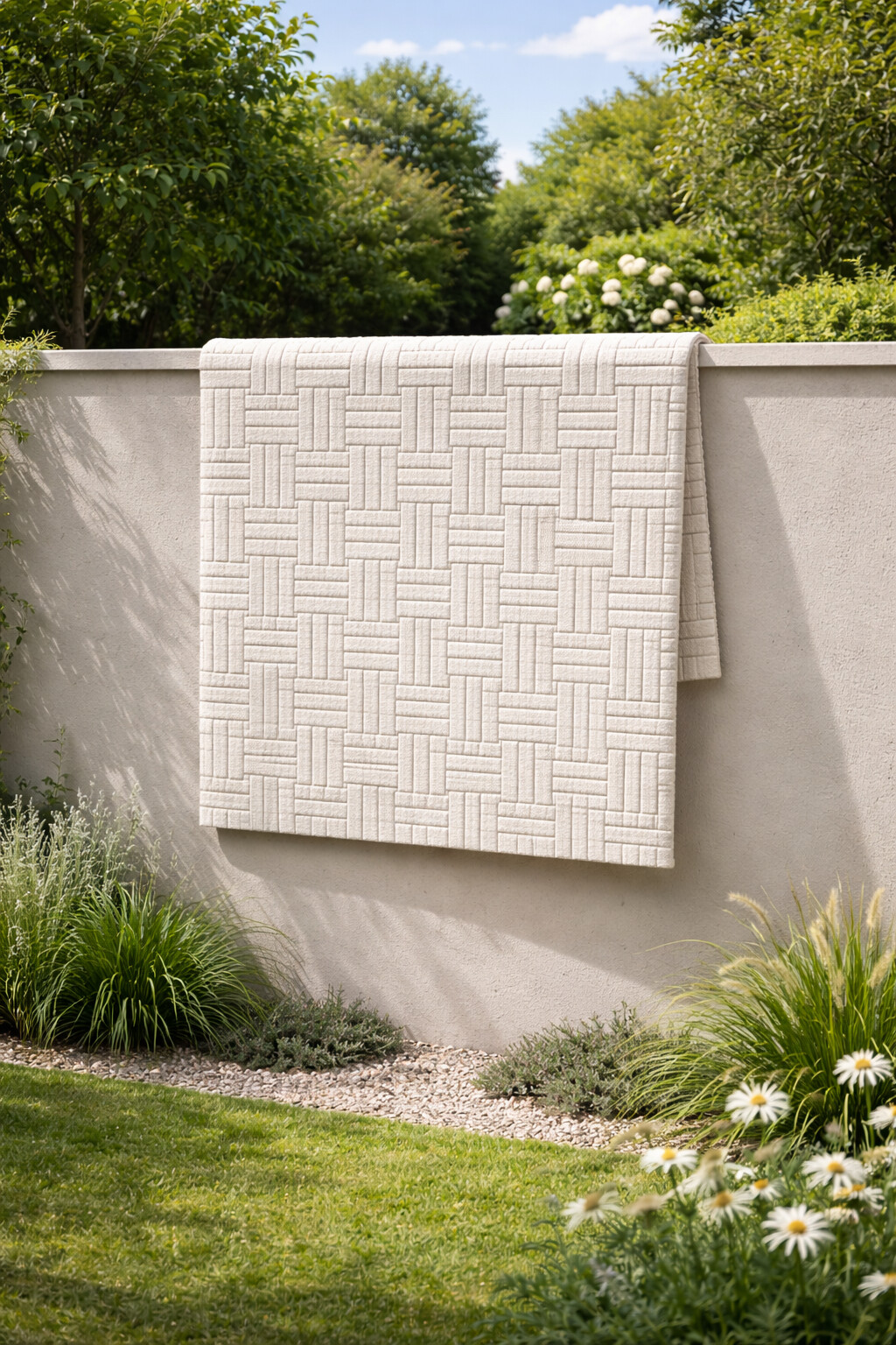 Handmade Tufted White Rug 5x7 5x8 6x8 6x9 Woolen Area Rug for Bedroom Living Room