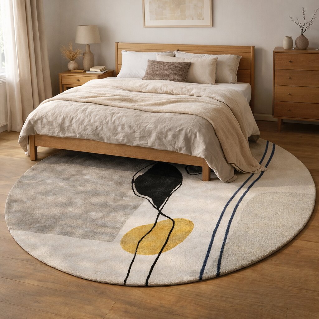 Exquisite Handmade Tufted Wool Rug for the Modern Home