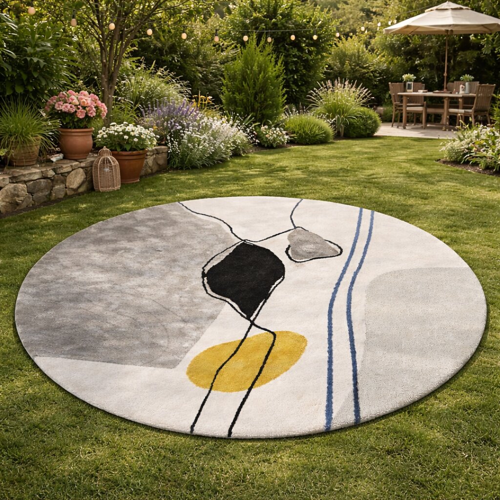 Exquisite Handmade Tufted Wool Rug for the Modern Home