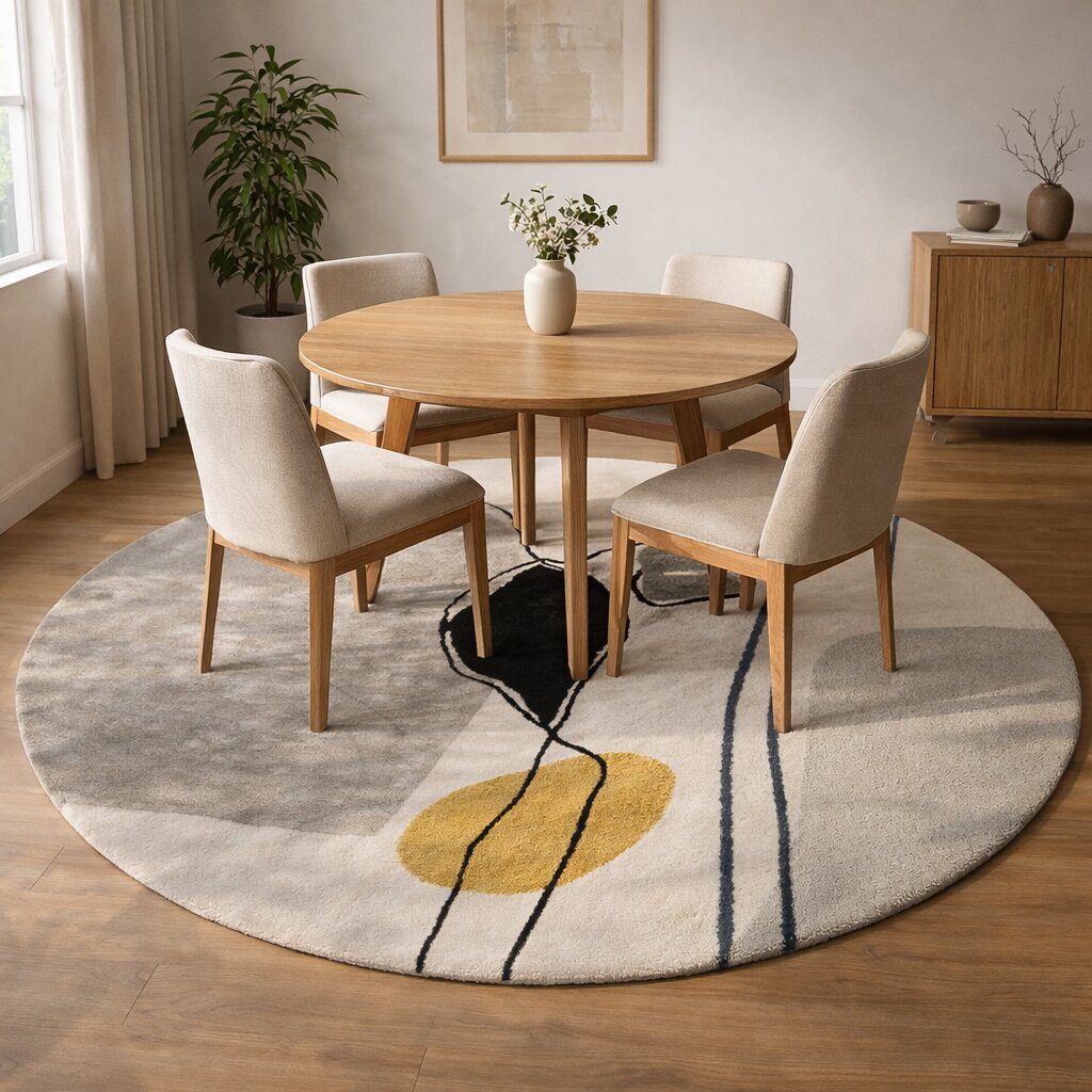 Exquisite Handmade Tufted Wool Rug for the Modern Home