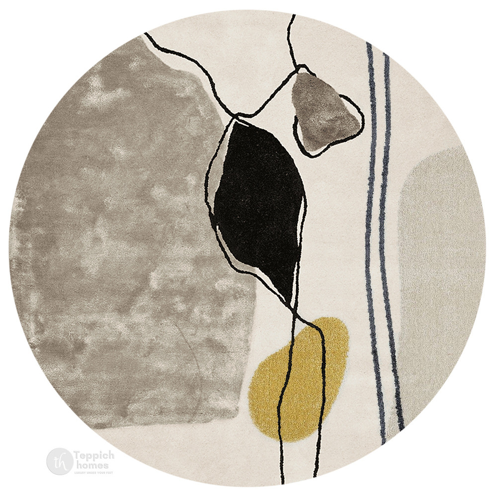 Image of Exquisite Handmade Tufted Wool Rug for the Modern Home