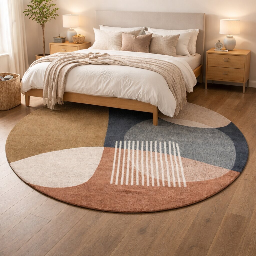 Charcoal Carpet Hand Tufted 8x8 9x9 10x10 11x11 Wool Carpet Round Rug Living Room Bedroom