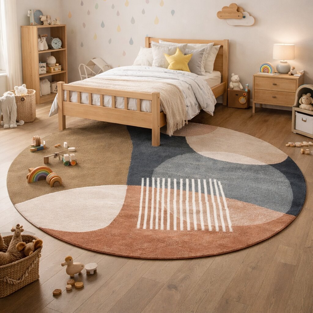 Charcoal Carpet Hand Tufted 8x8 9x9 10x10 11x11 Wool Carpet Round Rug Living Room Bedroom