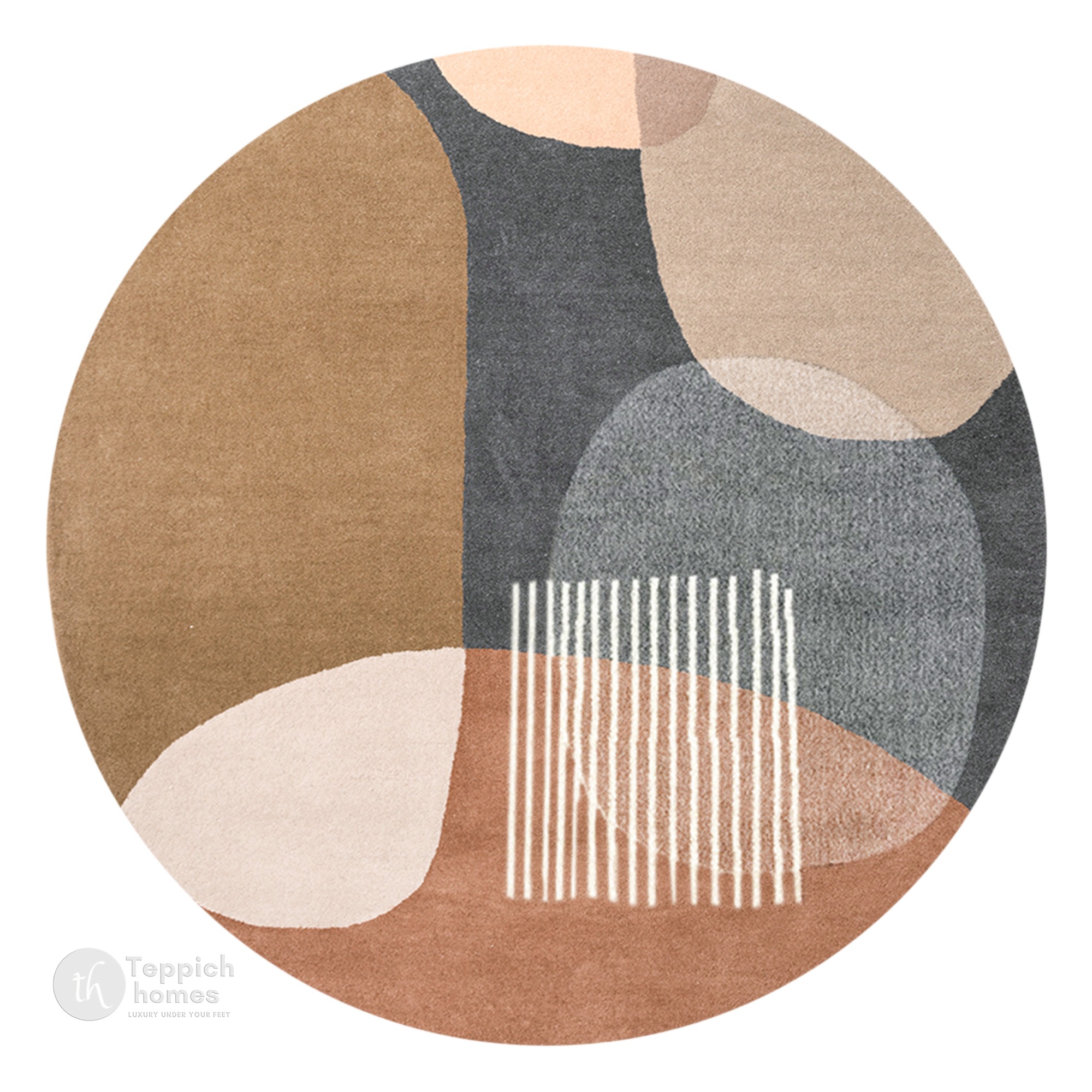 Charcoal Carpet Hand Tufted 8x8 9x9 10x10 11x11 Wool Carpet Round Rug Living Room Bedroom