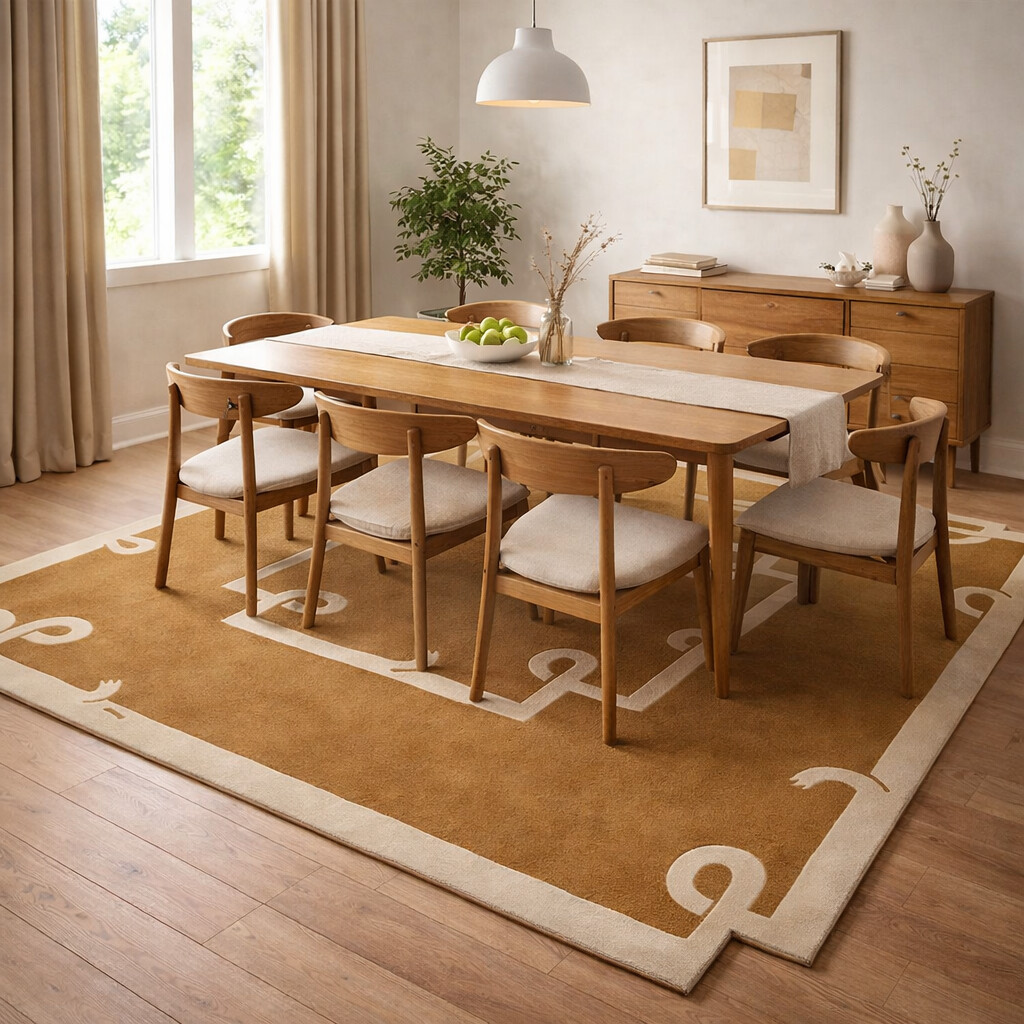 Yellow Mustard Rug Hand Tufted Living Room Rug 5x7 5x8 6x8 6x9 Bedroom Carpet