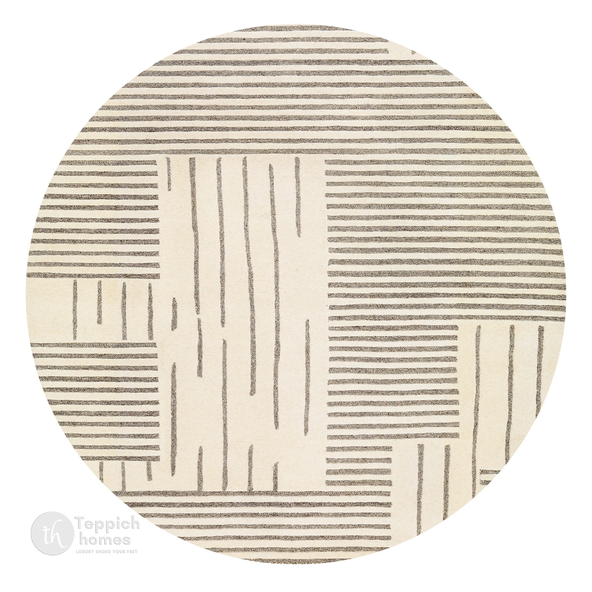 Round Rug Hand Tufted 6x6 7x7 8x8 9x9 Wool Area Rug Bedroom Living Room