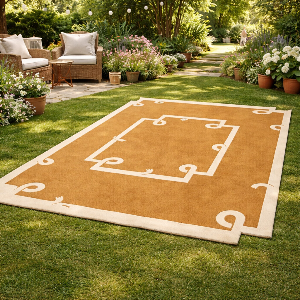 Yellow Mustard Rug Hand Tufted Living Room Rug 5x7 5x8 6x8 6x9 Bedroom Carpet