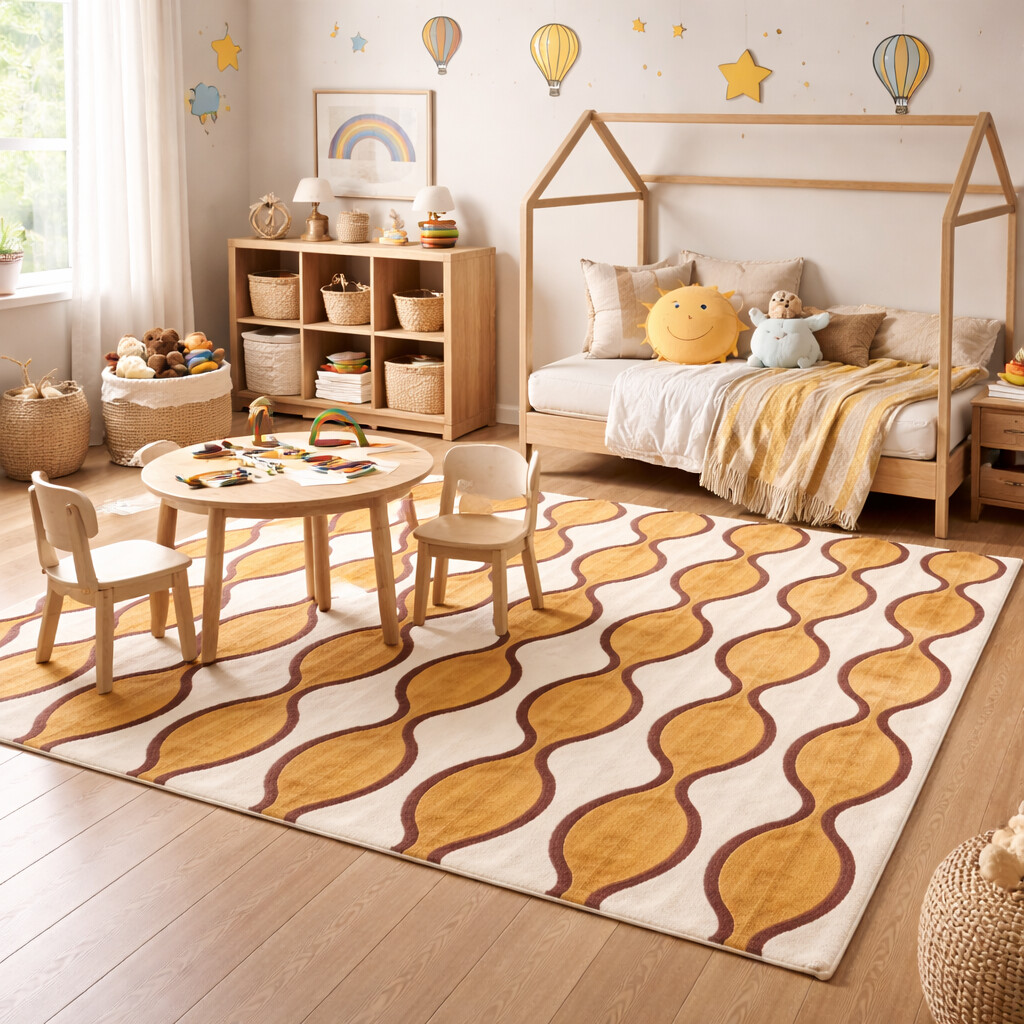 Bedroom Rug 7x10 8x10 8x11 9x12 Hand Tufted Geometric Rug Living Room Wool Area Carpet