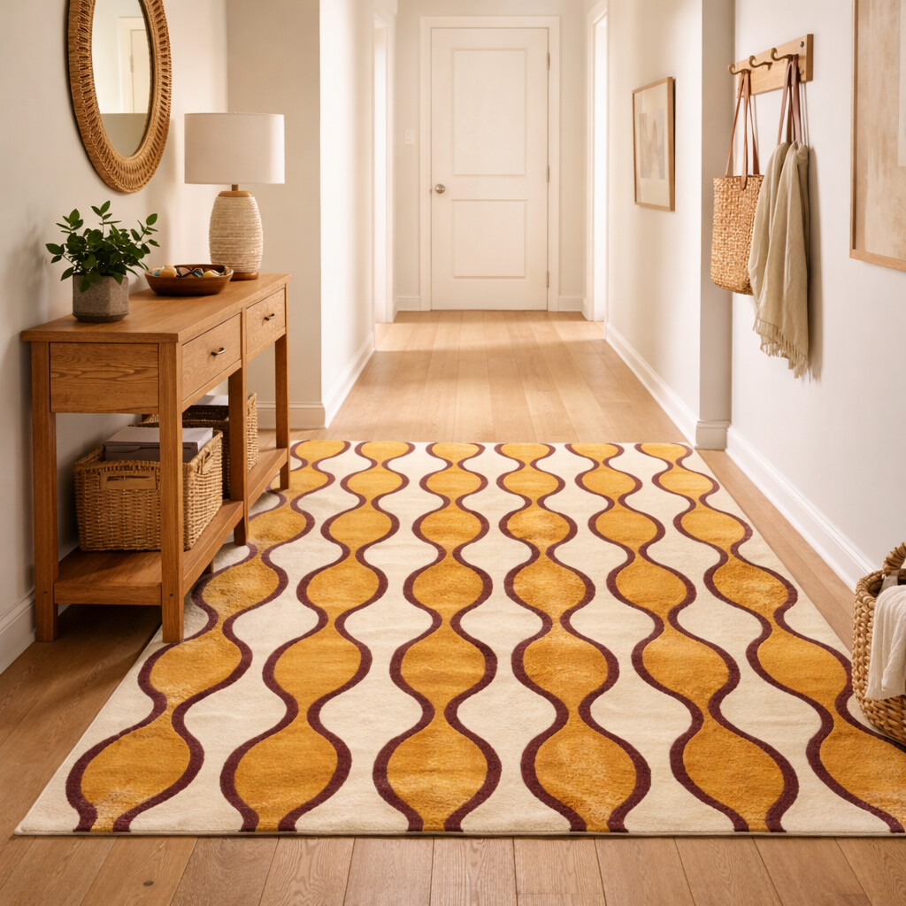 Bedroom Rug 7x10 8x10 8x11 9x12 Hand Tufted Geometric Rug Living Room Wool Area Carpet