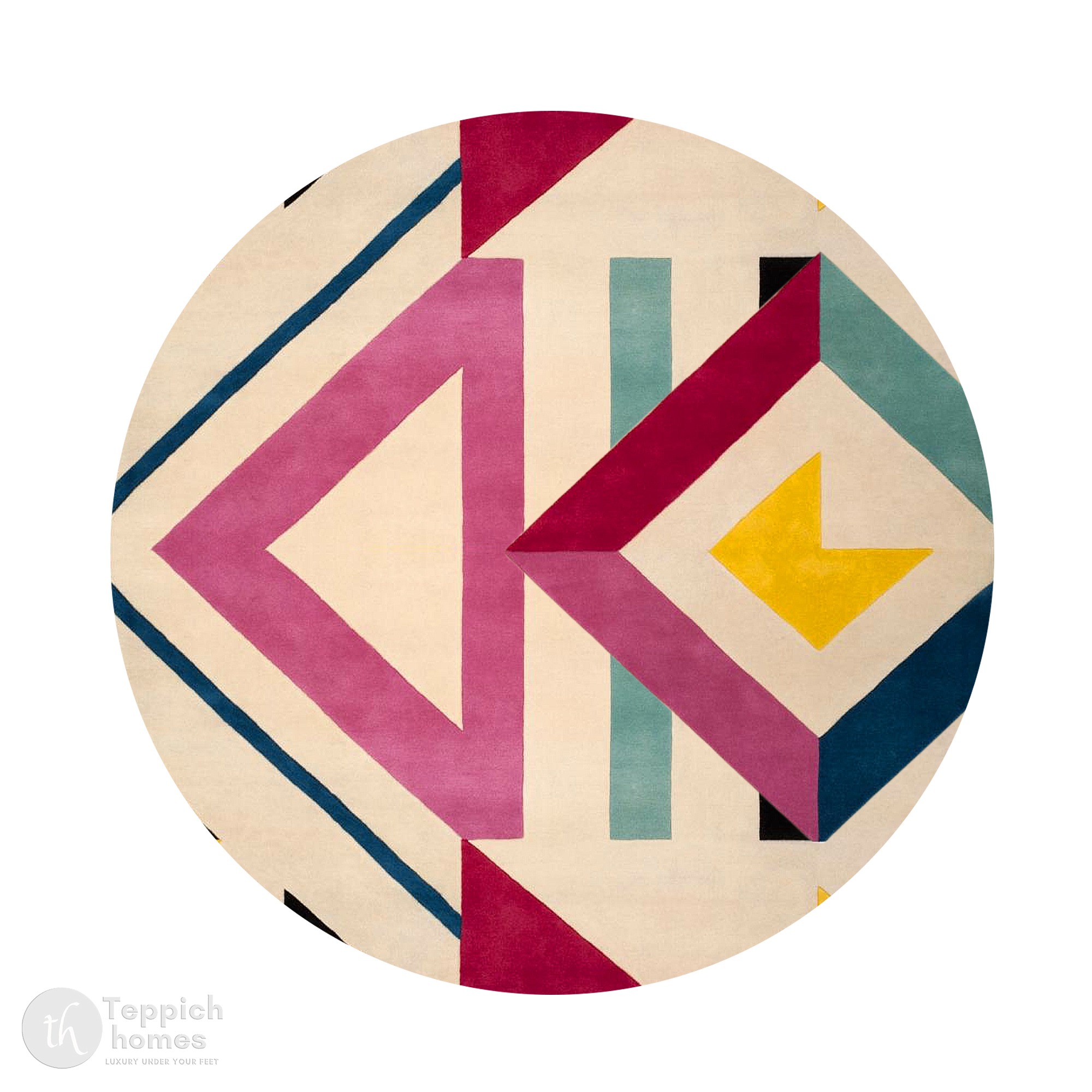 Wool Carpet Hand Tufted 7x7 8x8 9x9 10x10 Round Rug Handmade