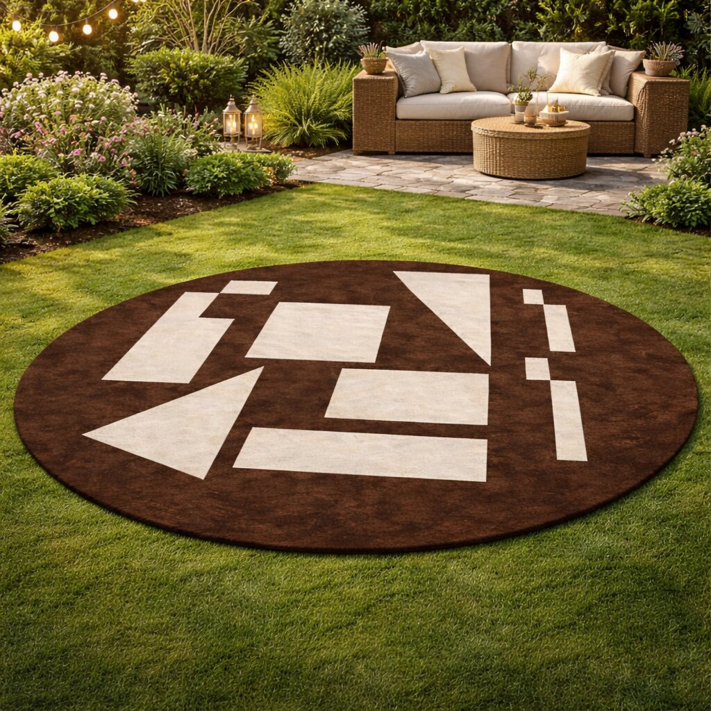 5x5 6x6 8x8 11x11 10x10 15x15 Handmade carpet Round tufted wool rugs Area rug Bed Living room