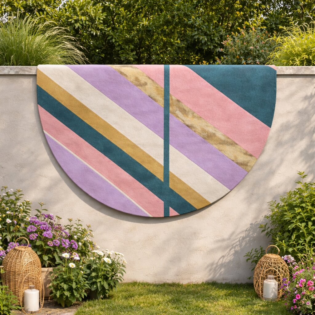 Pink Rug Wool Silk Carpet Hand Tufted 6x6 7x7 9x9 10x10 Round Rug Dinning Room