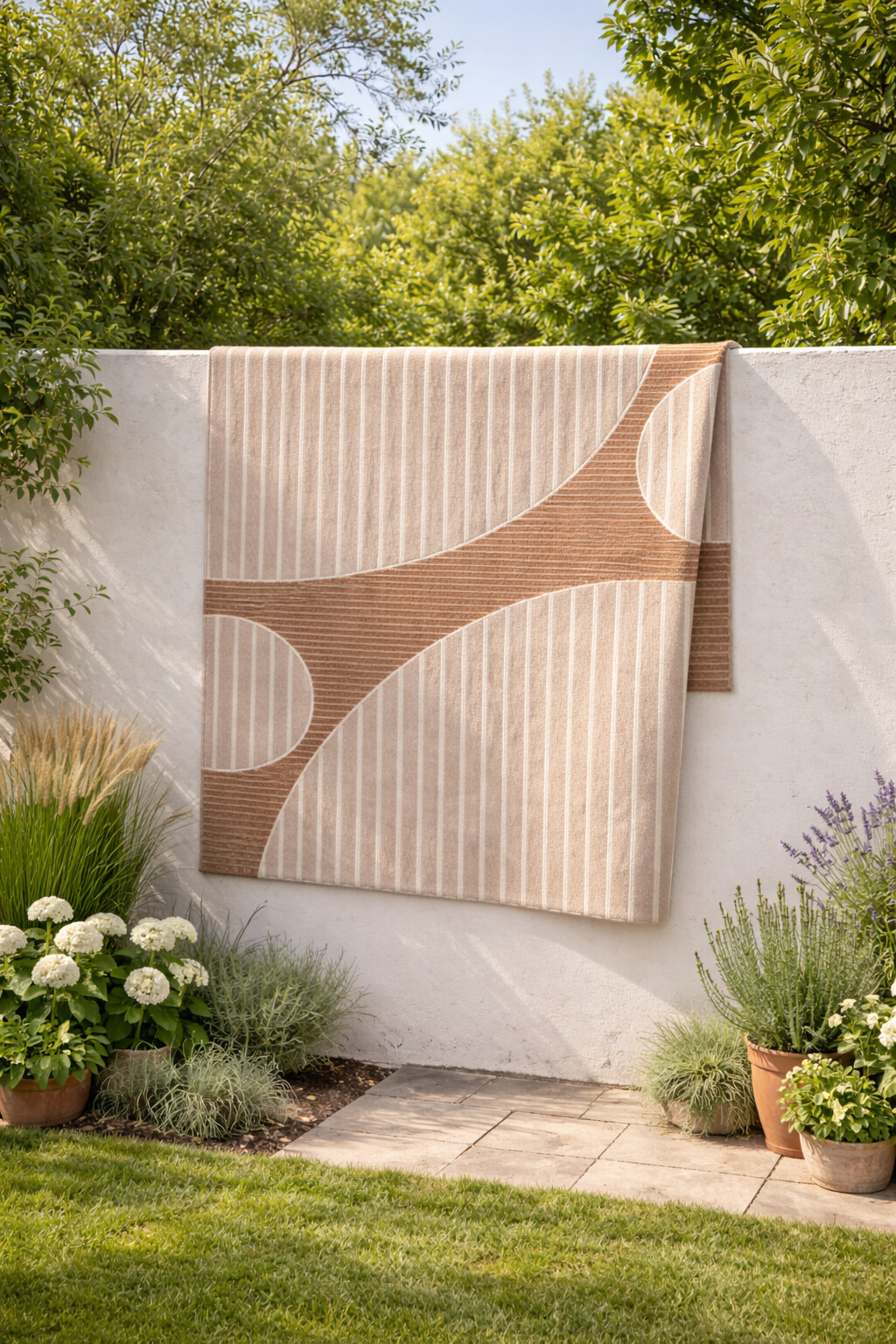 Living Room Rug 8x10 8x11 9x10 9x12 Brown Color Striped Tufted Bedroom