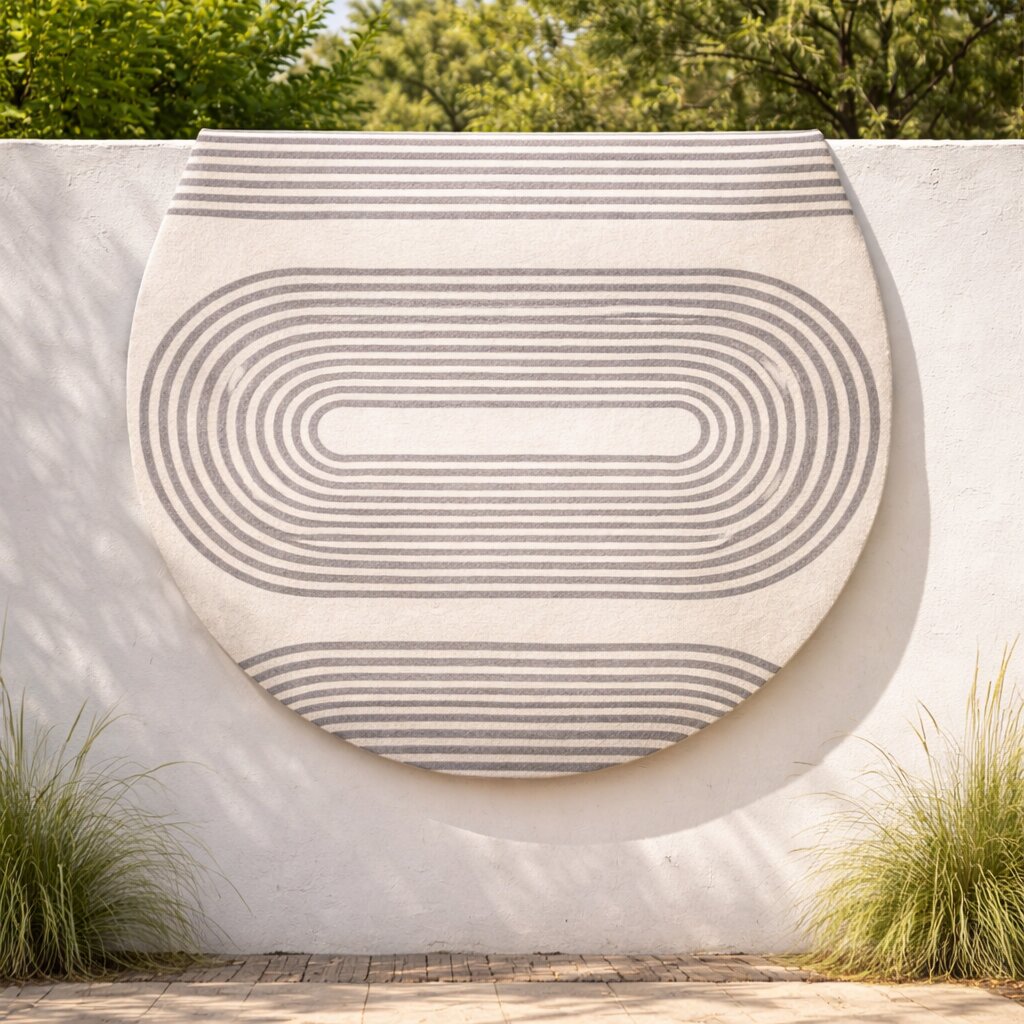 Tufted carpet  9x9 8x8 7x7 6x6  Handmade wool carpet  Ivory area rugs  Round shape  Geometric design