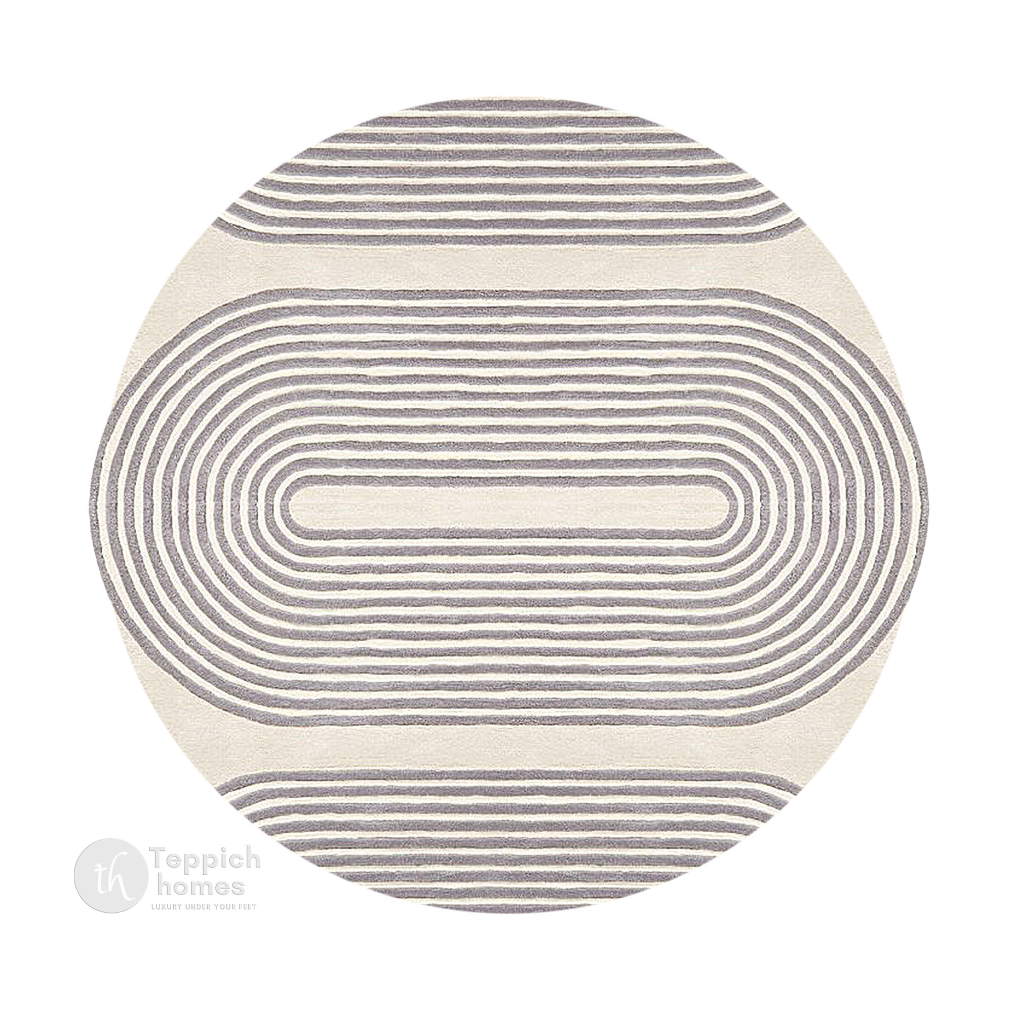 Tufted carpet  9x9 8x8 7x7 6x6  Handmade wool carpet  Ivory area rugs  Round shape  Geometric design