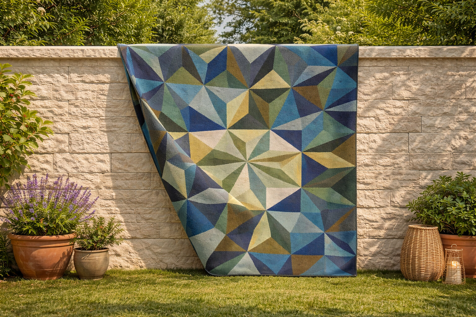 Blue Area Rug Hand Tufted 6x8 6x9 5x7 5x8 Wool Carpet Living Bedroom Handmade Rugs