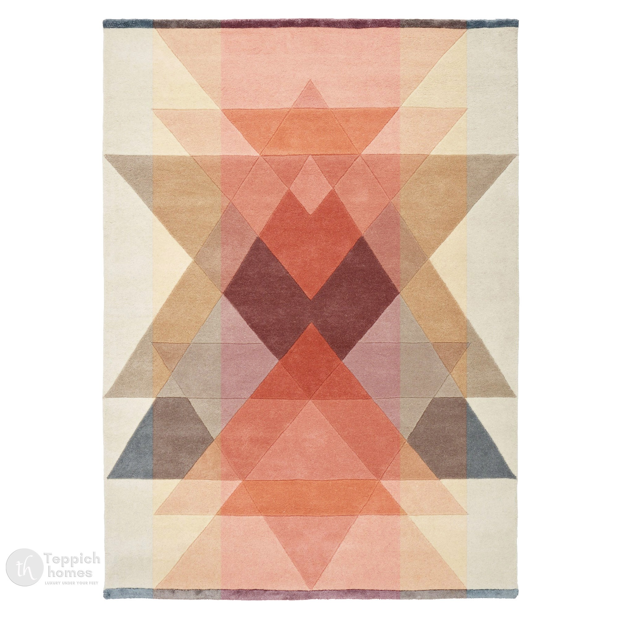 Tufted Modern Multi Color Handmade Rug 6x8 6x9 6x10 7x10 Wool Area Rug Bedroom