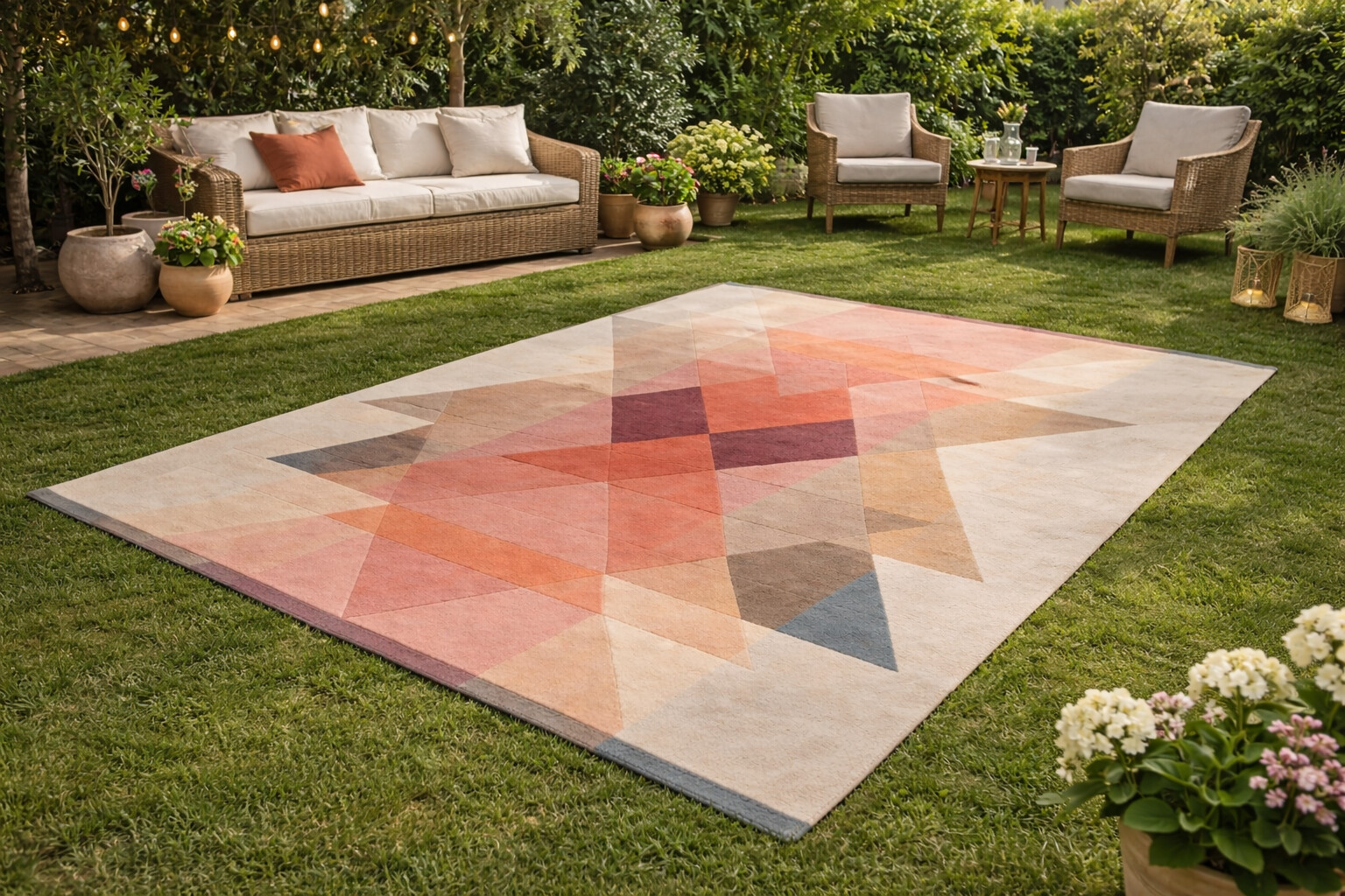 Tufted Modern Multi Color Handmade Rug 6x8 6x9 6x10 7x10 Wool Area Rug Bedroom