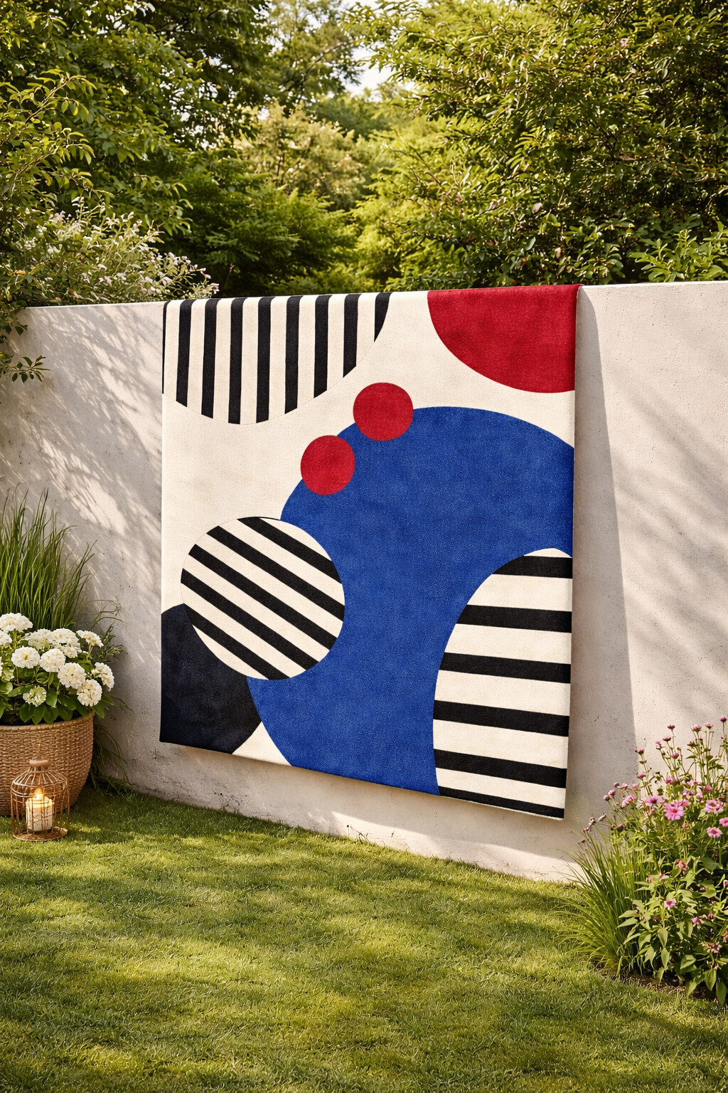 Hand Tufted Geometric Rug 4x6 5x7 5x8 6x8 Wool Custom Rug Floor Carpet