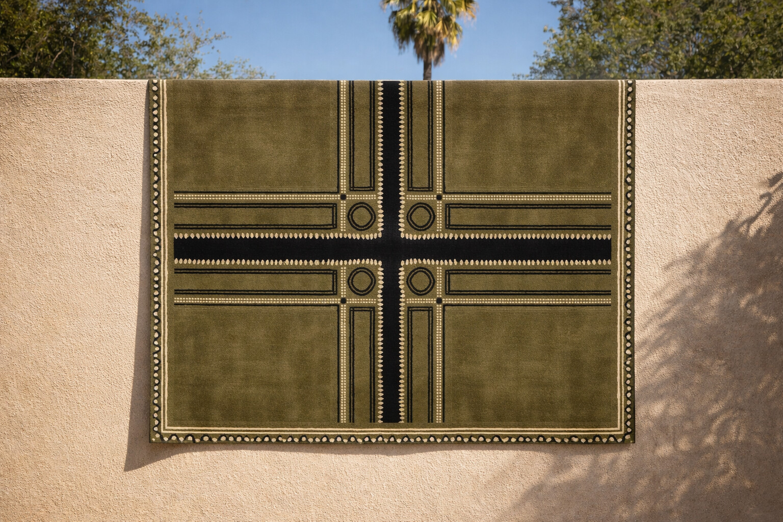 Green Wool Area Rug Hand Tufted Rectangular Carpets 5x8 6x9 8x13 11x12 Sizes Perfect for Kids Dining Living Rooms