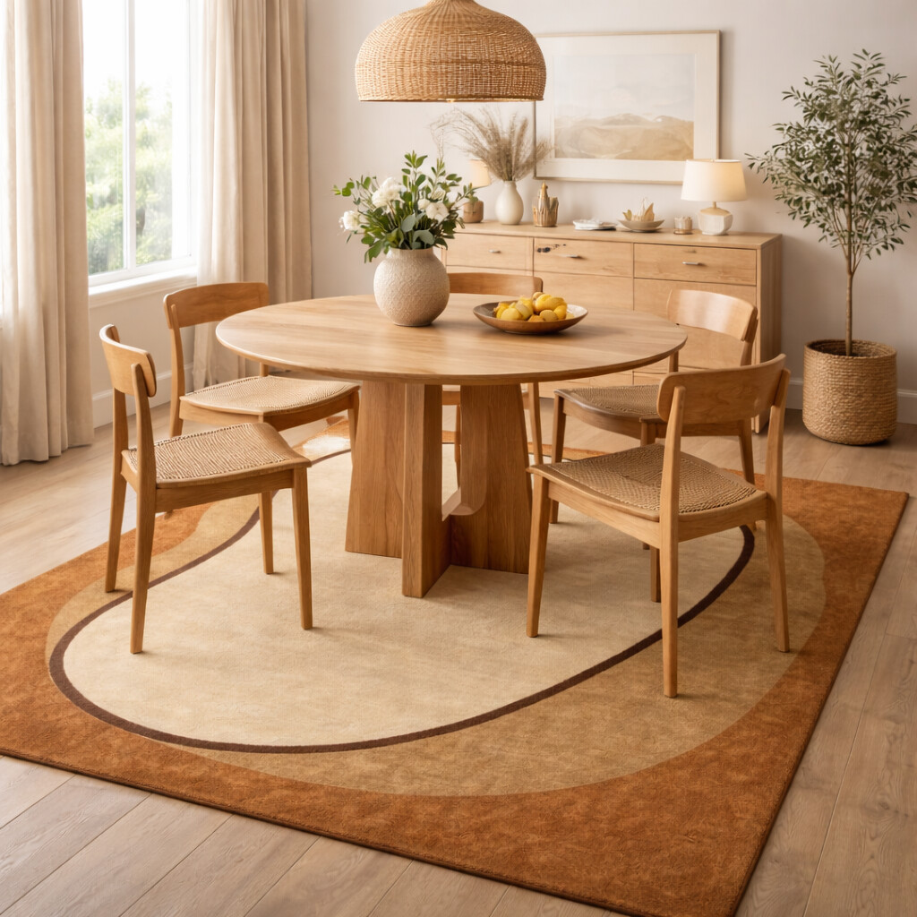 Premium Beige Geometric Area Rug - Tufted Rectangular Carpet for Kids Bed and Living Rooms - Available in Sizes 5x7 6x9 8x10 and 10x13