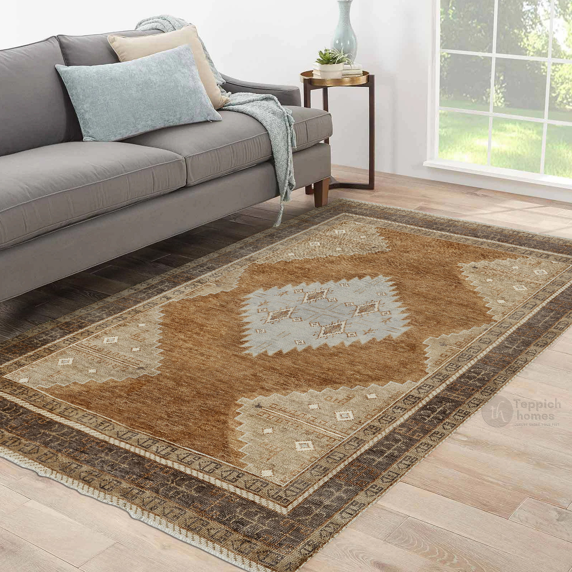 Hand Knotted Wool Area Rugs Natural Color Rectangular Carpets for Living Room Bedroom 7x10 8x11 9x12 12x12
