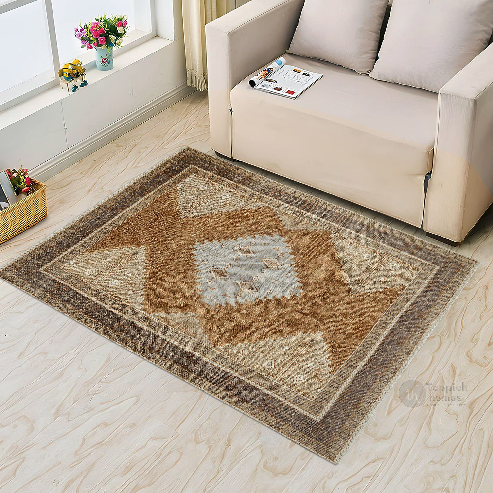 Hand Knotted Wool Area Rugs Natural Color Rectangular Carpets for Living Room Bedroom 7x10 8x11 9x12 12x12