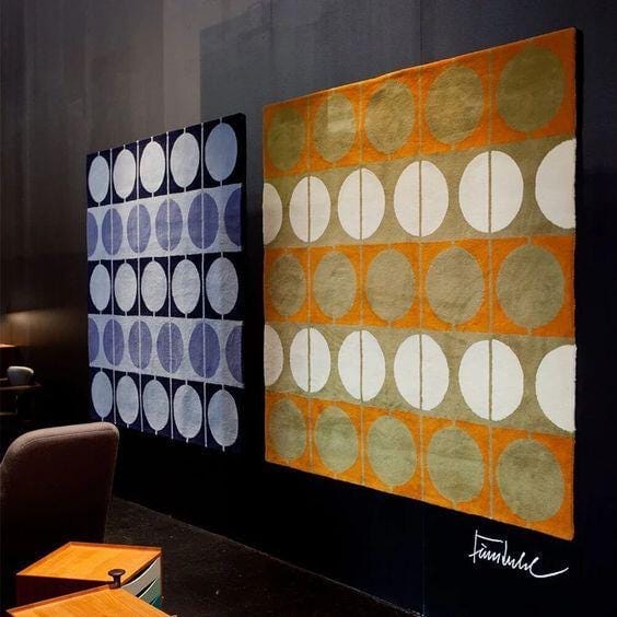 Hand Tufted Area Rug 5x7 Feet