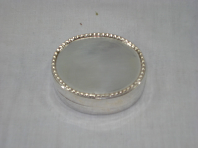 Silver Plated Brass Trinket Box