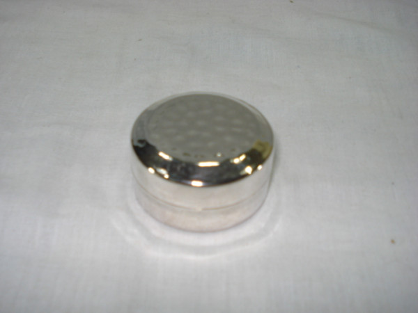 Image of Silver Plated Brass Trinket Box